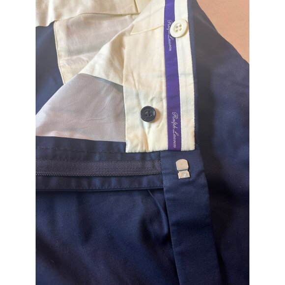 Ralph Lauren Purple Label Navy Blue Mens Dress Pants Size 40x28.5 - Picture 12 of 14